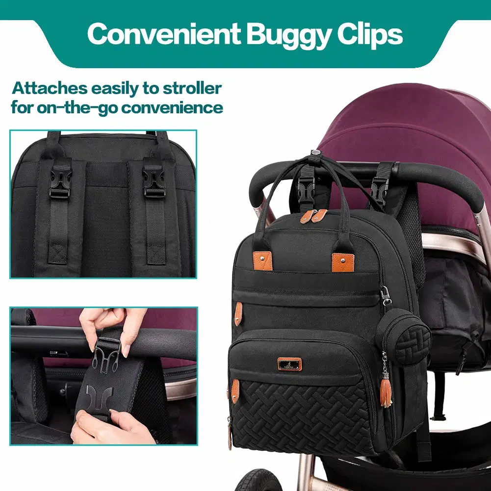 Fashionable High Quilty Material Mummy Bag Baby Diaper Backpack