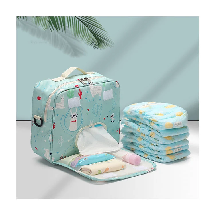 Customized Baby Diaper Storage Bag Portable Large Capacity Mommy Diaper Bag