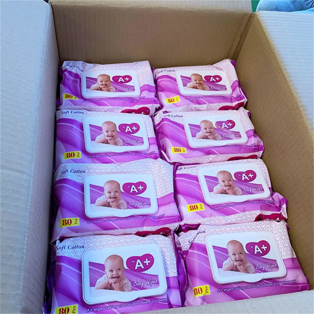 Manufacture Good Quality Baby Wipes Organic Wholesale Disposable Baby Wipe Custom Cloth Wipes for Baby